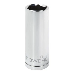 Powerbuilt 1/2 Inch Drive x 22 MM 6 Point Deep Socket - 640837 - Picture 1 of 5