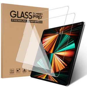 HD Tempered Glass Screen Protector for iPad Pro 11"/12.9" (2018 2020 2021), 2PCS - Picture 1 of 30