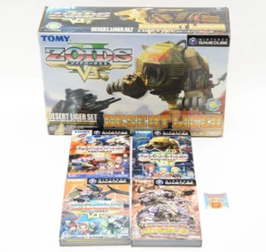 Lot 4 Nintendo GameCube Zoids Vs. 1 2 3 Full Metal Crush w/Plastic Model Japan - Picture 1 of 18