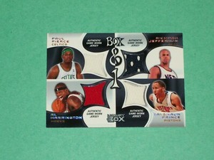 Paul Pierce Richard Jefferson Al Harrington Tayshaun Prince Game Worn Jersey!!!