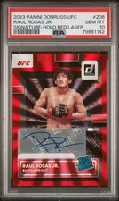 Raul Rosas Jr 2023 Donruss UFC Holo Red Laser RC Auto #/49