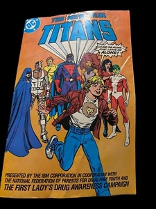 New Teen Titans Drug Awareness Comic # 1, DC Edition, IBM 1983, Readers copy - Picture 1 of 3