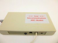Vintage Modem For Apple IIc By Total Telecommunications 300-Modem - Model 6001P