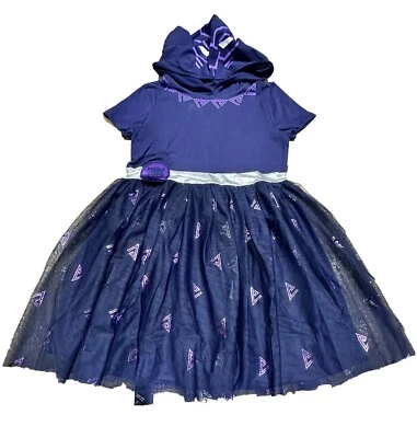Girls' Marvel Black Panther Cosplay Dress - Navy Blue XL Plus - Image 1 of 3