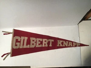 Gilbert Knapp School Felt Pennant Racine WI Wisconsin - Picture 1 of 14