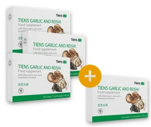 Tiens Aglio e Reishi Capsule: Miscela Superfood per il Benessere - 240ct (450mg) - Foto 1 di 5