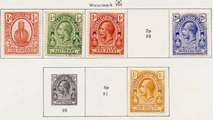 Francobolli Turks & Caicos KG V #36-8 40 43 MH CV 23€ spedizione gratuita dopo 1° lotto - Foto 1 di 1