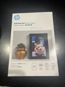 HP Advanced Photo Paper Błyszczący 48 arkuszy 4" x 6" Drukarki atramentowe NOWY - Zdjęcie 1 z 1