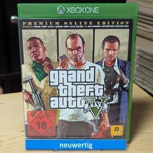 Grand Theft Auto V GTA 5 Premium Edition XBOX ONE Gebraucht in OVP mit Karte - Bild 1 von 4