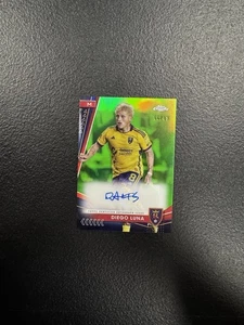 2024 Topps Cromo MLS Diego Luna Auto Neón Verde Refractor #11/99 Salt Lake - Imagen 1 de 2