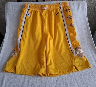 耐克洛杉矶湖人队 Dr Buss City Edition 青年短裤 XL 16-18 — 第 1/4 张图片