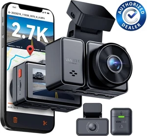 Vantrue Element 2 (E2) 2.5K WiFi GPS, Dual Dash Camera (1TB Support) - Picture 1 of 9