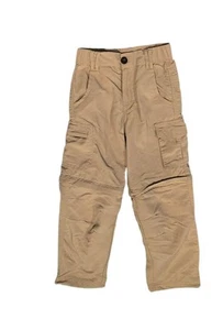 Kids Khaki Hiking Convertible Quick Dry Pants/Shorts Size XXS/4-5 - Picture 1 of 7