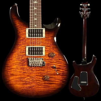 PRS SE Custom 24 Electric Guitar - Black Gold Sunburst - Image 1 of 4