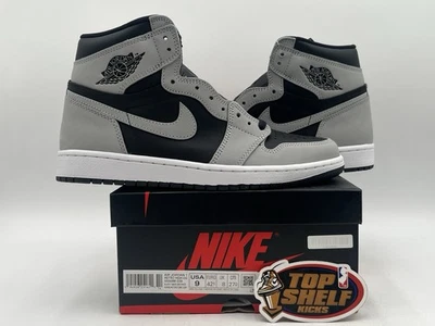 Novo Nike Air Jordan 1 High Shadow 2.0 2021 Tamanho 9 Raro Retrô Autêntico Cinza MJ  - Imagem 1 de 4