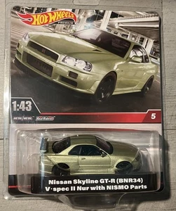 Hot Wheels Premium 2024 Nissan Skyline GT-R BNR 34 neuf échelle 1:43 neuf - Photo 1/4