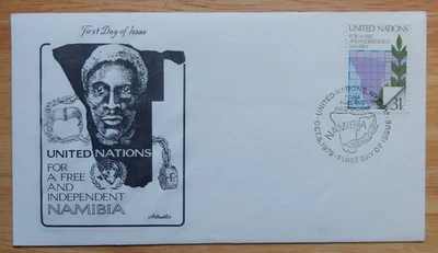 Vintage First Day of Issue Stamped Envelope 1979 - Free & Independent Namibia - Image 1 of 4
