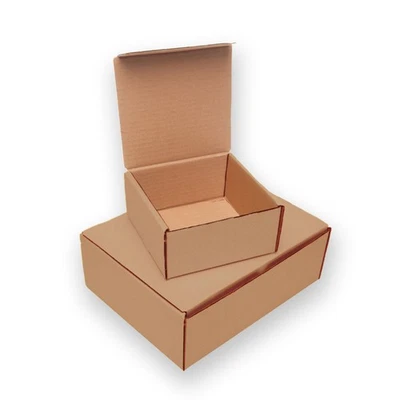 Correios corrugados Kraft 6 x 5 x 3" para correspondência/envio ECT-32B 50/caixa - Imagem 1 de 4