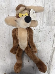 Vintage 1998 ACE Looney Tunes Wiley Wile E Coyote 17” Stuffed Plush Animal - Picture 1 of 11