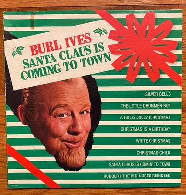 Burl Ives - Santa Claus is Coming to Town LP  MCA 1987 Holly Jolly Christmas VG+ - Image 1 of 4