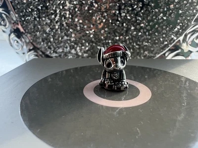 Red Hat Christmas Lilo & Stitch Pandora Charm Sterling Silver ALE 925 Ohana mark - Image 1 of 2