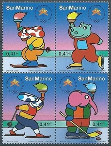 San Marino 2002 Olympische Winterspiele 4v MNH ** - Bild 1 von 1