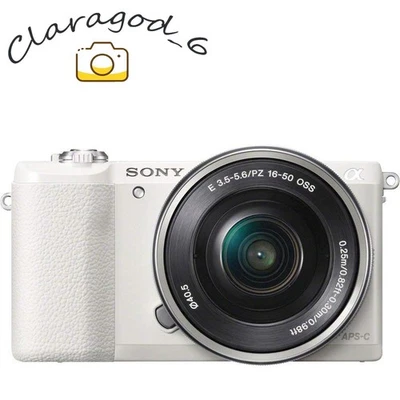 Sony Alpha A5100 Mirrorless Digital Camera 24.3 MP w/ 16-50mm Lens AF Lock White - Image 1 of 4
