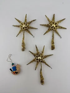 Vintage D. Blumchen Tinsel Metallic Ornaments Spiral Victorian - Picture 1 of 7