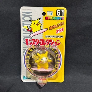 Moncolle 61 Surfing Pikachu TOMY Pokemon Figure F/S FEDEX - Picture 1 of 5