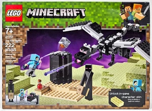 LEGO MINECRAFT SET 21151 THE END BATTLE NEW IN DAMAGED BOX SHIPS FREE!! - Picture 1 of 3