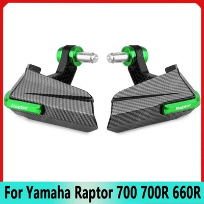 Handguard Grips Handle Shield Windshield New For Yamaha Raptor 700 700R 660R Foto 1 de 4