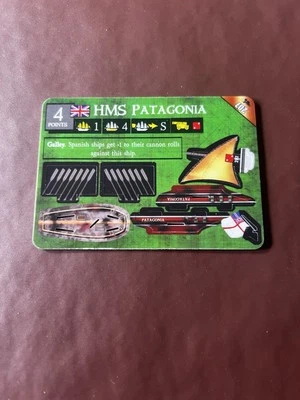 HMS PATAGONIA South China Seas Pirates Wizkids CSG Pocketmodel - Image 1 of 2