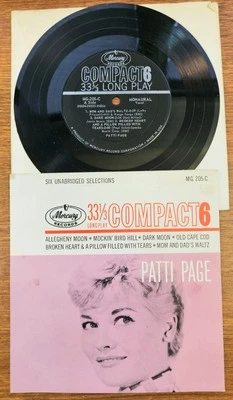 PATTI PAGE  Same  60s 7" 6-track 33rpm Jukebox EP Mercury Vocal Pop Easy Jazz - Bild 1 von 4