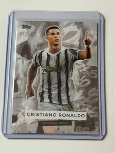 Topps Now 2021 UCL 768 goles profesionales blanco Cristiano Ronaldo 209/450 - Imagen 1 de 2