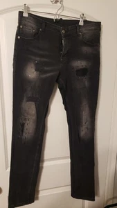 Dsquared Black SLIM denim. Great Condition 33×32 - Picture 1 of 6