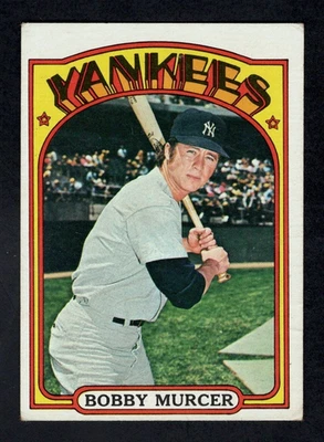 Tarjeta de béisbol 1972 Topps #699 Bobby Murcer High Number New York Yankees en muy buena condición-excelente Foto 1 de 2