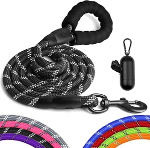 Heavy Duty Dog Leash for Large Medium Small Breed Dogs, Reflective Rope Dog Leas - Picture 1 of 7