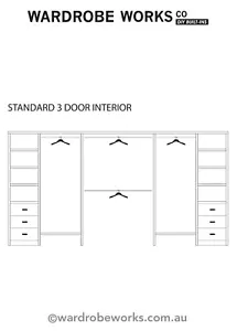 Built-in WARDROBE INTERIOR Insert DIY*made to measure* up to 3.6m wide Melbourne - Picture 1 of 1