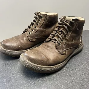 Dr. Martens AW501 Fritz Brown Leather Boots UK 8 - Excellent Vintage Worn Look - Picture 1 of 11