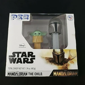 Nuevo en caja Dispensador de Caramelos Pez Disney Star Wars The Mandalorian Baby Yoda The Child - Imagen 1 de 5