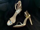Stileto Gold Ladies Shoes / Sandals by Atmosphere Size 8