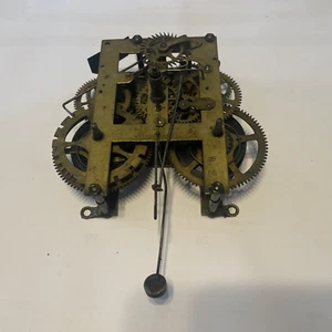 Vintage Gilbert Mantle Clock Movement PARTS REPAIR - Picture 1 of 18