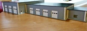 Custom 1/50 Scale 4 Bay garage/3 Bay Semi Truck Center/Office 1/8" MDF-GRAY - Picture 1 of 10