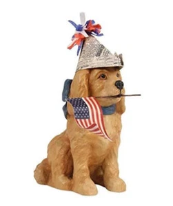 Bethany Lowe Americana Patriotic Puppy TD6017 - Bild 1 von 3
