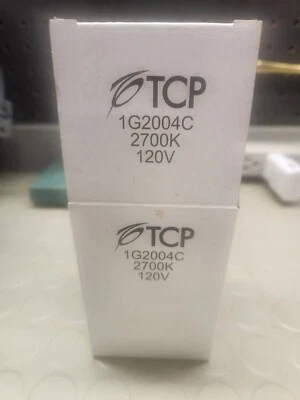 TCP 1G2004 2700k 120v Compact Fluorescent Globe Lamp Light Bulb - Image 1 of 2