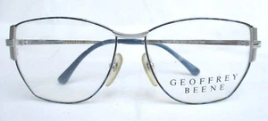 GEOFFREY BEENE..EYEGLASS FRAMES..SILVER METAL & BLUE..NEW.. - Picture 1 of 4