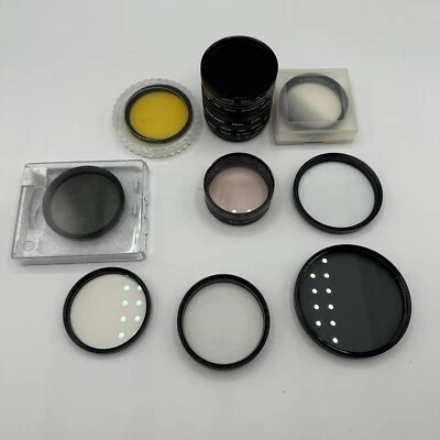 Lote de 20 filtros de lente de cámara ~ 49 52 55 mm UV Hoya Tiffen B+W Canon Sony Kenko Foto 1 de 4