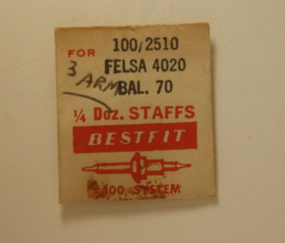 Reloj Suizo Balance Staff FELSA 4020 Bestfit 100/1855 Foto 1 de 1