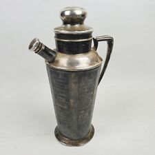 Apollo By Bernard Rice's Sons Inc Antique Silver Cocktail Shaker 5496 1930s