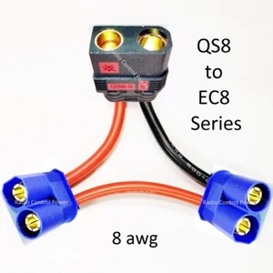 RCP-QS8 FEMALE TO EC8 MALE ANTI SPARK SERIES HARNESS 8 awg - Picture 1 of 20